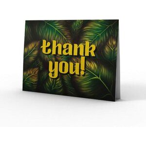 Thank You Cards (24pcs), Includes Blank Cards & Envelopes with Stickers, 4 x 6"